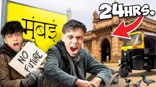 SURVIVING 24 HOURS WITH 1 RUPEE (MUMBAI) : IRL STREAM