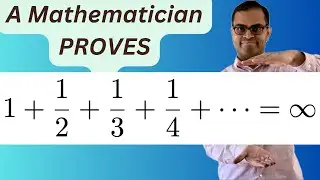 EASY PROOF the HARMONIC SERIES diverges! | FUN Math for ALL