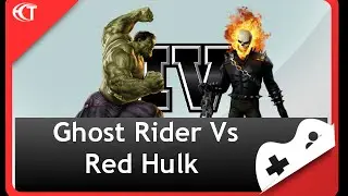 GTA IV Ghost Rider Vs Red Hulk [HD]