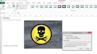 Compress photos within Excel