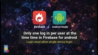 Only one log in per user at the time in Firebase for android | Login must allow single device login