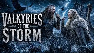 VALKYRIES OF THE STORM ⚡🪽 | Saga of the Fallen | Powerful Nordic Battle Song