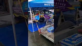 Ford Fiesta R5 Engine and drivetrain warm-up #rally #rallycar #fiesta #r5 #doningtonpark #shorts
