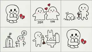 How to draw cute pictures | cómo dibujar imágenes lindas