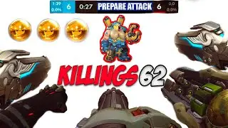 MaxGaming76 | Torbjorn 62 killings 19k DMG! (OVERWATCH)