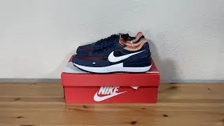 Nike Waffle One Midnight Navy Orange Melon Tint DA7995-401