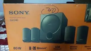#Sony_SA_D40 #Best #Home_Theater _system . #Unboxing #Sony_home #theater system #D40.