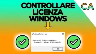 Come CONTROLLARE se la LICENZA di WINDOWS è VALIDA