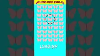 Can you Find the BUTTERFLY ODD EMOJI? 99% fail in this odd emoji challenge