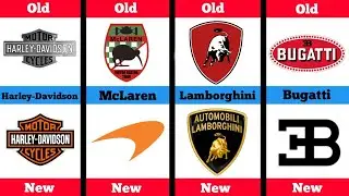 Top Car Companies Old Logos vs New Logos | 2025