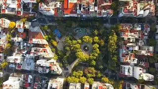 Así es la Plaza Almagro desde las alturas