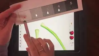 Realistic Cherry Drawing Part 3c: Stems & Details