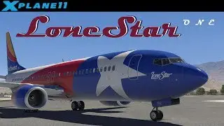 [ X-Plane 11][HD] Southwest Airlines LoneStar One Landing Palm Springs
