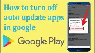 Google play stop auto update , new update on play store , how to disable auto update apps play store