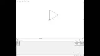 How to draw Triangle using MSW Logo? || Triangle in MSW Logo