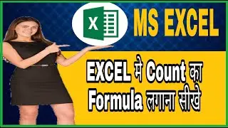 Excel Count Formula In Hindi | Excel 2007 | How To Insert Count Formula In Excel 2022 | Count Sum |