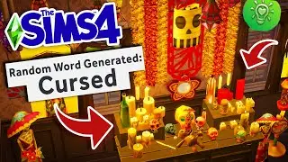 using a random word generator to find CURSED sims 4 builds