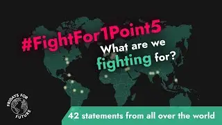 #FightFor1Point5 around the world | #FightFor1Point5