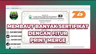Tutorial/trick/Cara  Print Merge Dari/from Exel Ke/to Coreldraw / di Coreldraw 2020