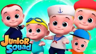 ทารกน้อยห้าคน | เพลง สำหรับ เด็ก | การ์ตูน | Junior Squad Thailand | เนอ สเซอรี่ ไรม์