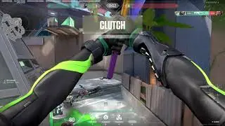 One of the luckiest clutches I've ever gotten in Valorant