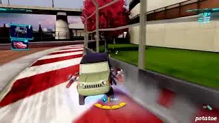 cars 2: the video game | Miles Axlerod - runway tour  | potatoe