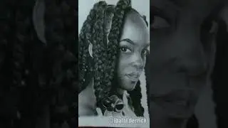 Pencil Drawing of Sharon Mundia - Charcoal Drawing