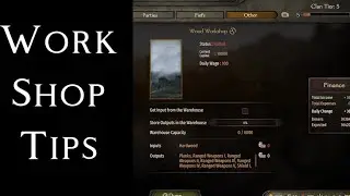 BANNERLORD WORKSHOP TIPS IN UNDER A MINUTE