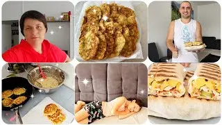 Вот так прошли наши выходные:быстрая уборка😉,и домашняя шаурма😋.