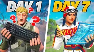 My 1 WEEK Controller To Keyboard And Mouse Progression (Fortnite)