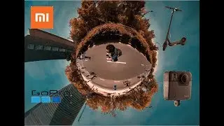 Xiaomi M365  con GoPro Fusion