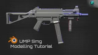 BLENDER - UMP 45 SMG Modelling  Tutorial