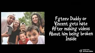 Fgteev Duddy (Vincent) gets hate after makin videos of him havin depression (Explained)