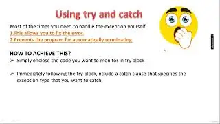 Exception handling theory | Java