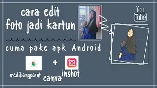 Cara Edit Foto Jadi Kartun Keren | pakai apk Android |