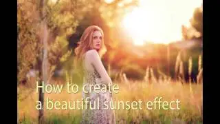Photoshop tutorial: How to make sunset effect