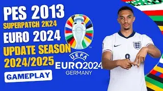 Pes 2013 Superpatch 2K25 EURO Edition by Abangpes13 | Gameplay Match