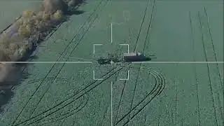 Russische Lancet Kamikaze Drohne zerstört ein Italienisches FH-70 Artilleriegeschütz.