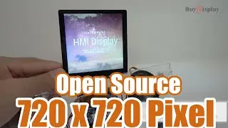 HMI Display Project for a Complete Functional Demo in 720x720