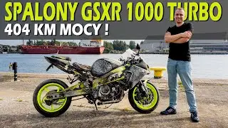 POŻAR PRZY PRĘDKOŚCI BLISKO 300 KM/H - JAK SPŁONĄŁ TURBO GSX-R 1000 ADAMA GUTKOWSKIEGO