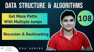 L-108 | Get Maze Paths with multiple moves | Recursion & Backtracking | DSA Series #dsa #coding