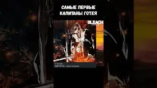 Имена и отряды самых первых капитанов в Бличе #drave4er #shorts #bleach #tybw