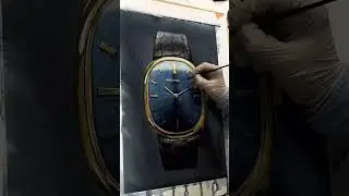 Patek Philippe. Golden Ellipse. Watercolor on Paper