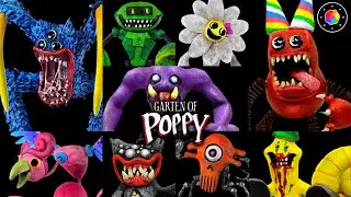 Making ALL Garten of Banban X Poppy Playtime Clay Sculptures | PlastiVerse