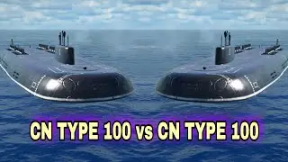 CN TYPE 100 vs CN TYPE 100 Submarine | Modern Warships