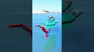 Who is stronger? Superhero vs Spider-Man #shorts