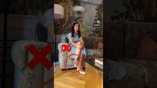 Common etiquette mistakes: crossing legs 