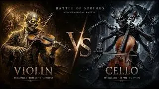Dark Cinematic Music | Violin vs Cello - Neo Classical Synthwave Battle  🎻🎵