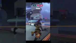 Throwing people off the map with Brigitte  #shorts #overwatch #overwatch2