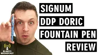 Signum De Divina Proportione Doric Fountain Pen Review 4K